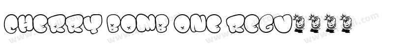 Cherry Bomb One Regu字体转换